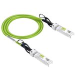 [Green Colour] 10G SFP+ DAC Cable 1-Meter(3.3ft), Twinax SFP+ Cable Compatible for Cisco SFP-H10GB-CU1M, Ubiquiti UniFi, D-Link, TP-Link, Netgear, D-Link, Zyxel, Mikrotik and More