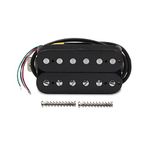 FLEOR Alnico 2 Humbucker Pickup 8-9K Electric Guitar Pickup Bridge Humbucker, Black