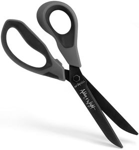 Ashton and Wright - Titanium HD - Heavy Duty Scissors for Office, Home, Kitchen, and Craft - 210mm / 8” - Titanium Coated Blades (Grey, Left Handed)