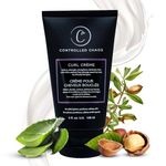 Controlled Chaos As Seen on Shark Tank Curl Defining Cream for All Hair Types to Add Smoothness and Control Curly, Anti-frizz and Wavy Hair, Sulfate-Free Curl Cream (5oz)