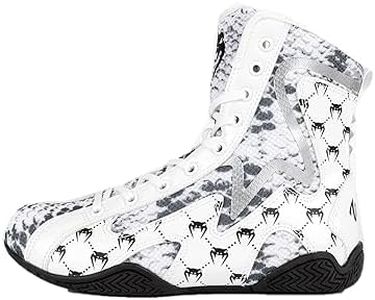 Venum White Snake Boxing Shoes - White