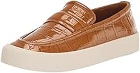 Vince Women's Ghita Slip On Sneakers, Dark Gold Tan Leather, 6.5 UK