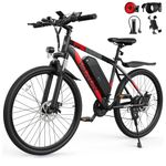 VARUN Electric Bikes for Adults, 27.5" Electric Mountain Bike with 48V 624Wh Battery, 55Nm 250W Motor, LCD Display, 5 Riding Mode, M27-1 E-Bike with 21 Speed Gear, Mileage up to 100KM