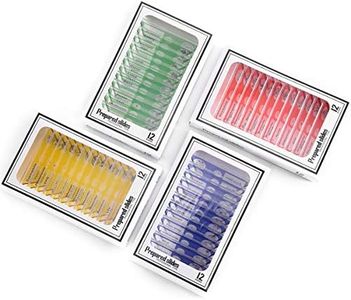 Plastic Prepared Microscope Slides for Kids, Cainda 48pcs Animals Insects Plants Flowers Sample, Microscope Slides with Specimens for Students Adult Biology Science Programs