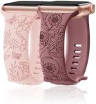 MATCHEASY Floral Engraved Silicone 