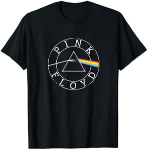 Pink Floyd Rock Band Prism Circle Logo T-Shirt