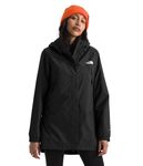THE NORTH FACE Women's Waterproof Antora Parka (Standard and Plus Size), TNF Black-NPF, Medium