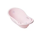 Baby Bath TUB with Thermometer Infant WASHTIME Toddler Kids Bathing Large 102CM (Princess Pink)