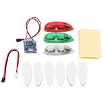 RC Drone LED Light Kit Wireless Red Green White LED Flash Lights for RC Fix Wing Aircraft Airplane Helicopter 3Pcs/Set