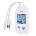 USB Tester, UNI-T LCD USB Tester Detector Voltmeter Ammeter Digital Power Capacity Tester Meter(UT658 Dual)