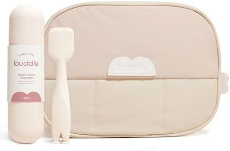 Buddle Bum Bag & Paddle Pal Bundle, Small Diaper Caddy Tote with Baby Diaper Cream Spatula Silicone Applicator, Gift Set