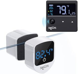 2-in-1 Digital Aquarium Thermometer with Magnetic Cleaner, New Upgrade Digital Aquarium Thermometer with Motion Sensor