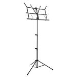 TIGER MUS49-BK Portable Easy-Folding Sheet Music Stand - Black