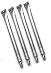 Grill Burner Replacement 17-1/8" x 1-1/4" for Broil-Mate 785164, 7352-89, 735869, 738064, 738289, 738989 Gas Grill Models, Stainless Steel (Set of 4)