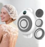 Electric Back Scrubber for Shower Automatic Wall Mounted Exfoliating Brush