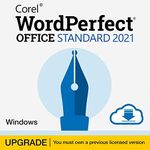 Corel WordPerfect Office Standard Upgrade 2021 | Office Suite of Word Processor, Spreadsheets & Presentation Software [PC Download]