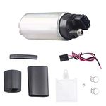 255LPH Electric Fuel Pump High Performance Replace Walbro GSS342 with Installation Kits