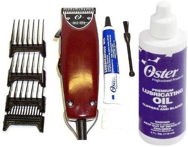 Oster Fast feed Pro Professional Hair Clipper Salon or Barber (Made in Usa) + 4-oz blade lubrication oil complete package deal