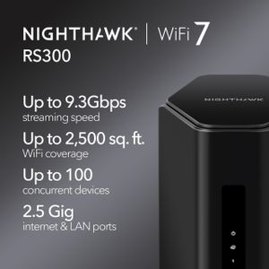 NETGEAR Nighthawk Tri-Band WiFi 7 Router – High-Speed Wireless