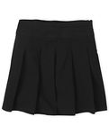 The Children's Place Big Girls' Uniform Skort, Black 3300, 16