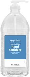 Amazon Basics Hand Sanitizer, Original Scent, Contains 62% Ethyl Alcohol, 67.60 Fl Oz (Pack of 1) (Previously Solimo