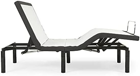 Blissful Nights Twin XL Adjustable Bed Base with Wireless Remote Head and Foot Incline and No Tools Required Assembly
