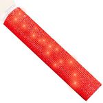 RhymKawa Sparkle Red Microphone Sleeve for Universal Wireless Mic Handheld and SB58 Beta58 Shine on Sing, Weddings, Live Streaming and Christmas Event Party Stage Show