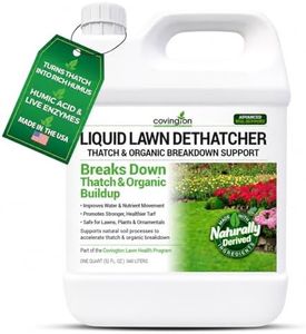 Covington Liquid Lawn Dethatcher (32oz) – Liquid Aerator Concentrate & Humic Thatch Remover, Soil Softener & Grass Thatch Buster for Lawns & Gardens – Kids & Pet Safe, Made in USA