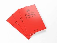 Silvine 158 x 99mm Red Memo Book - Lined (72 Pages) Pack of 3