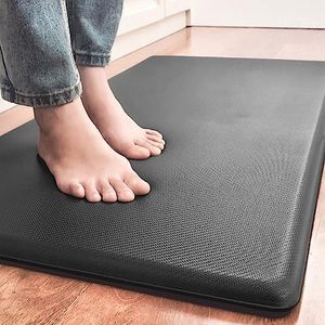 Kitchen Anti-Fatigue Mat Rug 1.8cm Thick Standing Mat for Standing Desk 50 x 100cm Non Slip Ergonomic Comfort Mat Rug for Kitchen, Office, Sink, Laundry