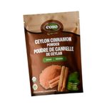 COSO Organics - Certified Organic Ceylon Cinnamon Powder 8 oz, Raw, Vegan, Gluten free and Packed with Antioxidants. 226g True Sri Lankan Cinnamon Powder