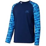 Bassdash UPF 50 Fishing Tee for Men Camo Long Sleeve Shirt Quick Dry Sweatshirts