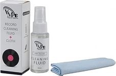 Professional LP Record Cleaner Solution : Antistatic Vinyl Record Restoration & Cleaning Kit, Supersoft Microcloths, Crystal Clear Sound. By Vision Media®