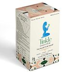 Tinkle Eco-Luxe Organic Biodegradable Panty Liners for Girls & Women Daily Use, Natural Soft Cotton Ultra-Thin, 155mm, Small, 60 Liners, For Discharge Leakage Spotting & Odour Stop, Comfy Dry & Fresh