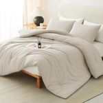 CozyLux Oatmeal King Size Comforter