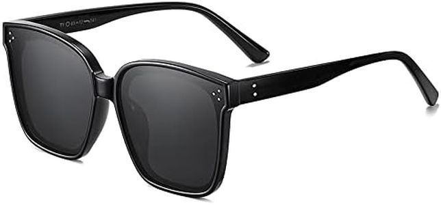 FEISEDY Oversized Polarized Square Sunglasses for Women Men Trendy Classic Simple Sunglasses B1068
