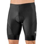 SLS3 Triathlon Shorts For Men | Men`s Tri Shorts | 1 Pocket Triathlon Short | Comfortable Pad | German Designed (Small, Pitch Black)