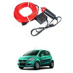 XZRTZ El Wires Car Kit 3M/9.8FT Car Lights Led Strip Cold Interior Car Decorative Atmosphere NE-on Light Tube Circle Up to 360 Degrees with DC 12V Cigarette Compatible With R-itz