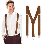 Suspenders for Men, Suspenders for Men Heavy Duty Suspenders Women Adjustable Unisex Men Women Costume Tuxedo Dress Cosplay Suspenders Mens Suspenders for Trousers Boys Suspenders