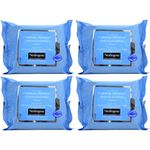 Neutrogena Makeup Remover Cleansing Towelettes 25 Count (Pack of 4)