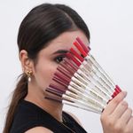 Huda Girl Lip Liner Pencil Set for Women and Girls - Soft Waterproof Smooth Lipliner Pencil, Long Lasting Matte Pigments in 12 Colors, Lip Liner Set