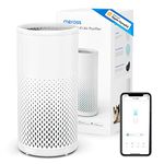 meross Smart Wi-Fi Air Purifier for Home Supports Apple HomeKit, Alexa, Google Assistant and SmartThings, H13 True HEPA Filter 24dB Quiet Air Purifier for Allergies, Pets, Smoke, Dust, Pollen