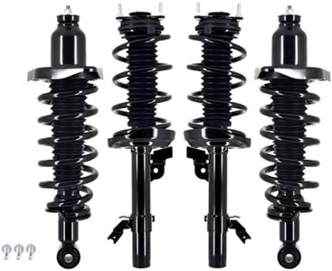 PM Auto Set 4 Front-Rear Quick Complete Strut-Coil Spring Compatible with 2016-2022 Honda Pilot AWD