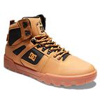 DC Shoes Pure Hi - Water Resistant High Top Leather Boots for Men