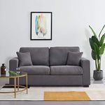 Panana Fabric 3 and 2 seater sofa- Sofa set living room furniture- 3 seater - 2 seater - sofas & couches, Solid Wooden Legs