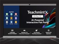 Teachmint X - Premium Interactive Flat Panel 75 Inch | X1 Pro - 75" Android 13 | True 4K UHD with Inbuilt HD Camera & 8 Array Mic | for 21st Century Schools, Colleges & Coaching