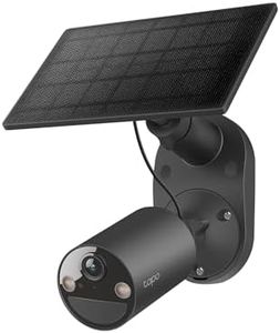 Tapo C411 Solar Powered Outdoor WiFi Camera Kit, 2K 3MP, 6400mAh Battery up to 180 Days After a Single Charge, Colour Night Vision, Alarm with Motion Detection, IP65