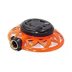 2wayz 8 Pattern Turret Sprinkler with Super Heavy Duty Metal Zinc Base. Powerful Water Output with No Leaks! Garden Sprinkler Fits ¾ Hoses. Connector Swivels 360° â€¦