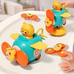 Suction Cup Spinner High Chair Tray Toy Baby Toys 6-12 Months,Bath Airplane Sensory Toys for Babies Toddlers 1 2 3 Year Old Boys Girls Travel Birthday