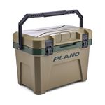 PLANO FROST Coolbox- Small 13 Liter, 5 DAY ICE Inland GREEN, Cooler ,Ice chest ,Portable cooler ,Insulated cooler ,Camping cooler ,Picnic cooler ,Beverage cooler ,Heavy Duty Handle ,Hard-sided cooler